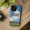 Vintage Airplane Phone Case | Tough Cases, Aviation Gift, Pilot Accessory, Cloud Design, Unique Phone Cover