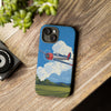 Vintage Airplane Phone Case | Tough Cases, Aviation Gift, Pilot Accessory, Cloud Design, Unique Phone Cover