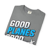 Good Planes Good Vibes T-Shirt — Retro Travel Graphic Tee