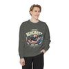 Retro-Inspired Graphic Sweatshirt, Casual Wear, Gifts for Him/Her, Comfortable Lounge Sweatshirt, Vintage Style Apparel