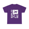 Born to Fly T-Shirt — Casual Classic Tee for Aviation Lovers