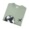 Travel Couple T-Shirt — "Different Places, Same Soul" Globe & Plane Tee