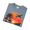 Let's Go Somewhere New T-Shirt - Retro Beach Sunset Travel Tee