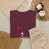 Airplane Formation Tee — Red Lead Jet Graphic T-Shirt