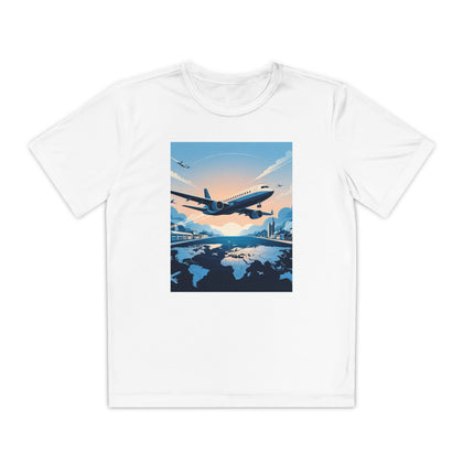 Youth Airplane Adventure Tee - Travel Inspired Design