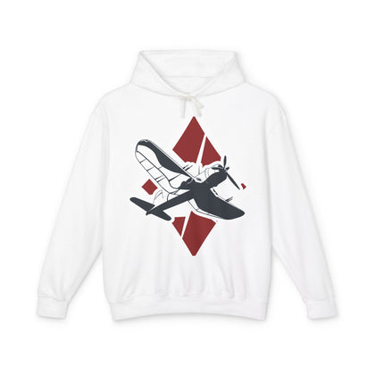 Vintage Aircraft Unisex Lightweight Hooded Sweatshirt