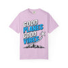 Good Planes Good Vibes T-Shirt — Retro Travel Graphic Tee