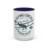 Flying Circus Adventure Coffee Mug, Travel Gift, Aviation Memories, Pilot Coffee Cup, Unique Airplane Mug