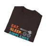 T-Shirt — "Eat. Sleep. Airplanes. Repeat." Pilot Aviation Tee
