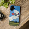 Vintage Airplane Phone Case | Tough Cases, Aviation Gift, Pilot Accessory, Cloud Design, Unique Phone Cover
