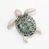 Four-color Epoxy Turtle Brooch