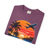 Let's Go Somewhere New T-Shirt - Retro Beach Sunset Travel Tee