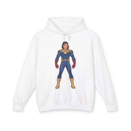 Superhero Unisex Lightweight Hooded Sweatshirt - Perfect for Fans & Everyday Wear