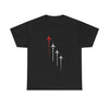 Airplane Formation Tee — Red Lead Jet Graphic T-Shirt