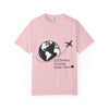 Travel Couple T-Shirt — "Different Places, Same Soul" Globe & Plane Tee