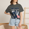 Travel Passport T-Shirt — Explore, Experience, Repeat Graphic Tee