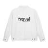 Embroidered Unisex Denim Jacket, Stylish Casual Outerwear, Trendy Fall Fashion, Personalized Gift, Street Style