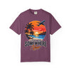Let's Go Somewhere New T-Shirt - Retro Beach Sunset Travel Tee