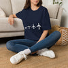 Airplane Silhouette T-Shirt — Minimal Travel Tee