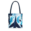Jet Fighter Tote Bag — Military Aircraft Airshow AOP Tote