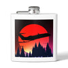 Sunset Airplane Stainless Steel Flask - 6oz Travel Drinkware