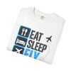 Eat Sleep Fly Repeat T-Shirt — Pilot & Aviation Travel Tee