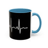 Pilot Heartbeat Coffee Mug — Airplane ECG Travel Lover Gift (11/15oz)