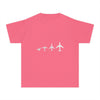 Plane Evolution Youth Tee — Aviation Graphic Shirt