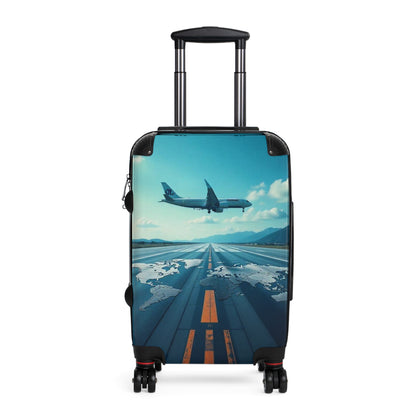 Wanderlust Suitcase - Travel Luggage with Airplane Design for Adventurers