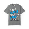 Good Planes Good Vibes T-Shirt — Retro Travel Graphic Tee