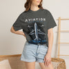 Aviation Graphic T-Shirt — 'Aviation: Life in the Sky' Airplane Tee for Pilots & Travel Fans