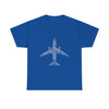 Aviation Word-Art Airplane T‑Shirt — Pilot & Travel Crew Gift