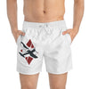 Vintage Aircraft Swim Trunks - Men's Summer Beach Shorts