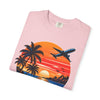 Let's Go Somewhere New T-Shirt - Retro Beach Sunset Travel Tee