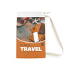 Travel-Inspired Laundry Bag, Perfect for Adventurers, Vacation Packing, Home Organization, Gift for Travelers