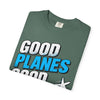 Good Planes Good Vibes T-Shirt — Retro Travel Graphic Tee