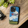 Vintage Airplane Phone Case | Tough Cases, Aviation Gift, Pilot Accessory, Cloud Design, Unique Phone Cover