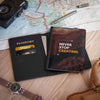 Inspiring Passport Cover, Travel Accessory, Gift for Creatives, Never Stop Creating, Unique Travel Organizer, Art Traveler's Companion