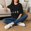 Airplane Silhouette T-Shirt — Minimal Travel Tee