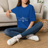 Airplane Mode T‑Shirt — Minimal Front Jet Graphic Tee for Travelers