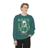 Cool Duck Graphic Sweatshirt, Unisex Sweatshirt, Casual Wear, Streetwear Style, Unique Gift, Cozy Layering Essential