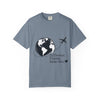 Travel Couple T-Shirt — "Different Places, Same Soul" Globe & Plane Tee