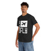 Born to Fly T-Shirt — Casual Classic Tee for Aviation Lovers