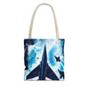 Jet Fighter Tote Bag — Military Aircraft Airshow AOP Tote