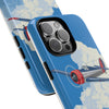 Vintage Airplane Phone Case | Tough Cases, Aviation Gift, Pilot Accessory, Cloud Design, Unique Phone Cover