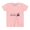 Youth Tee — “Mode On” Airplane Travel Kids T‑Shirt