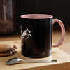 Pilot Pup Coffee Mug — Black Accent Ceramic Mug with Aviator Dog Design (11/15oz)