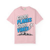 Good Planes Good Vibes T-Shirt — Retro Travel Graphic Tee