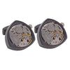 High grade mechanical watch movement shirt cuff link