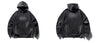 American Retro Washed Distressed Hooded Solid Color Hoodie